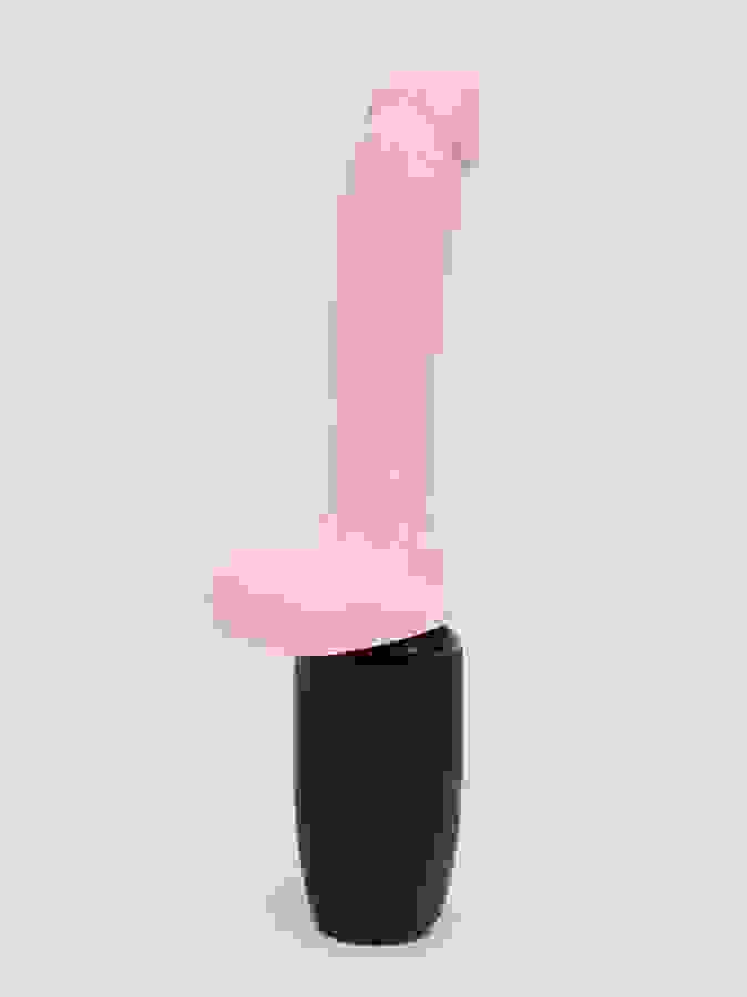 King Cock Ultra Realistic Thrusting Warming Realistic Vibrator 6 Inch, Flesh Pink, hi-res